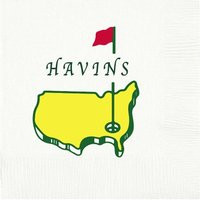 Golf Party Napkins, Masters Theme Party, Birthday Personalized Full Color Printing, Napkins | Etsy (US)