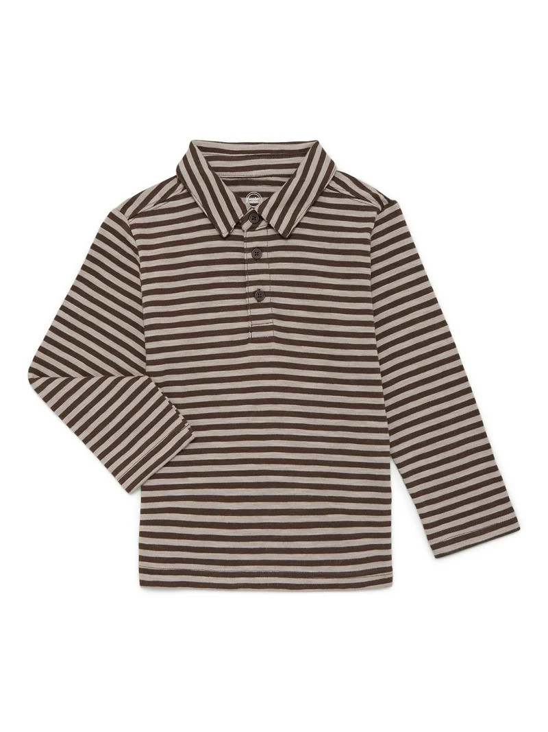 Wonder Nation Toddler Boy Henley Top, Sizes 12M-5T | Walmart (US)