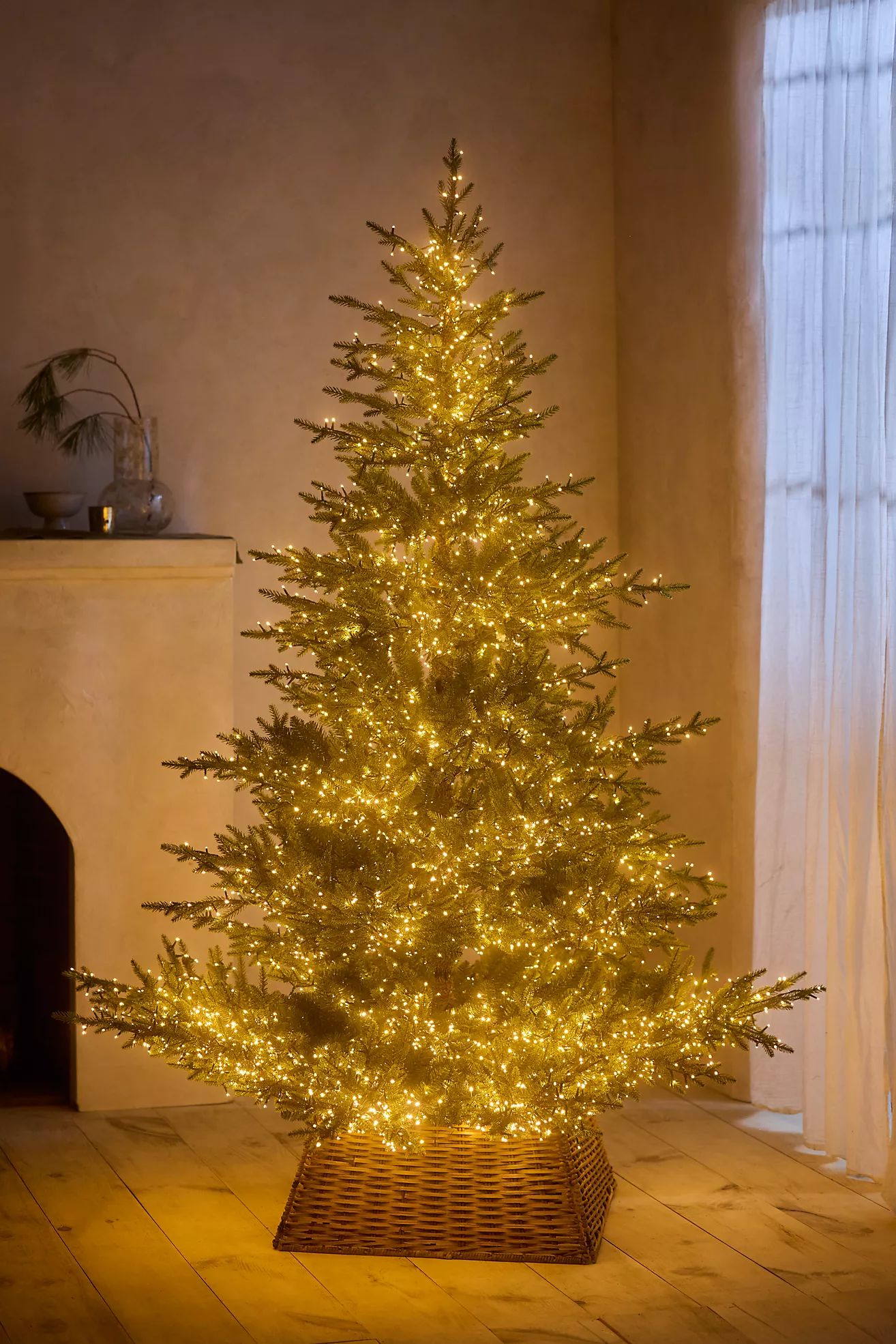 Faux Twinkling Pre-Lit Norway Spruce | Terrain