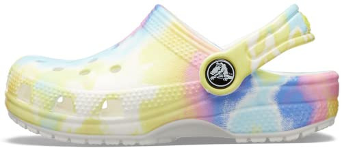 Crocs Unisex Child Classic Tie Dye (Little Kid-Big Kid) Clog, Pastel Tie Dye, 5 Toddler US | Amazon (US)