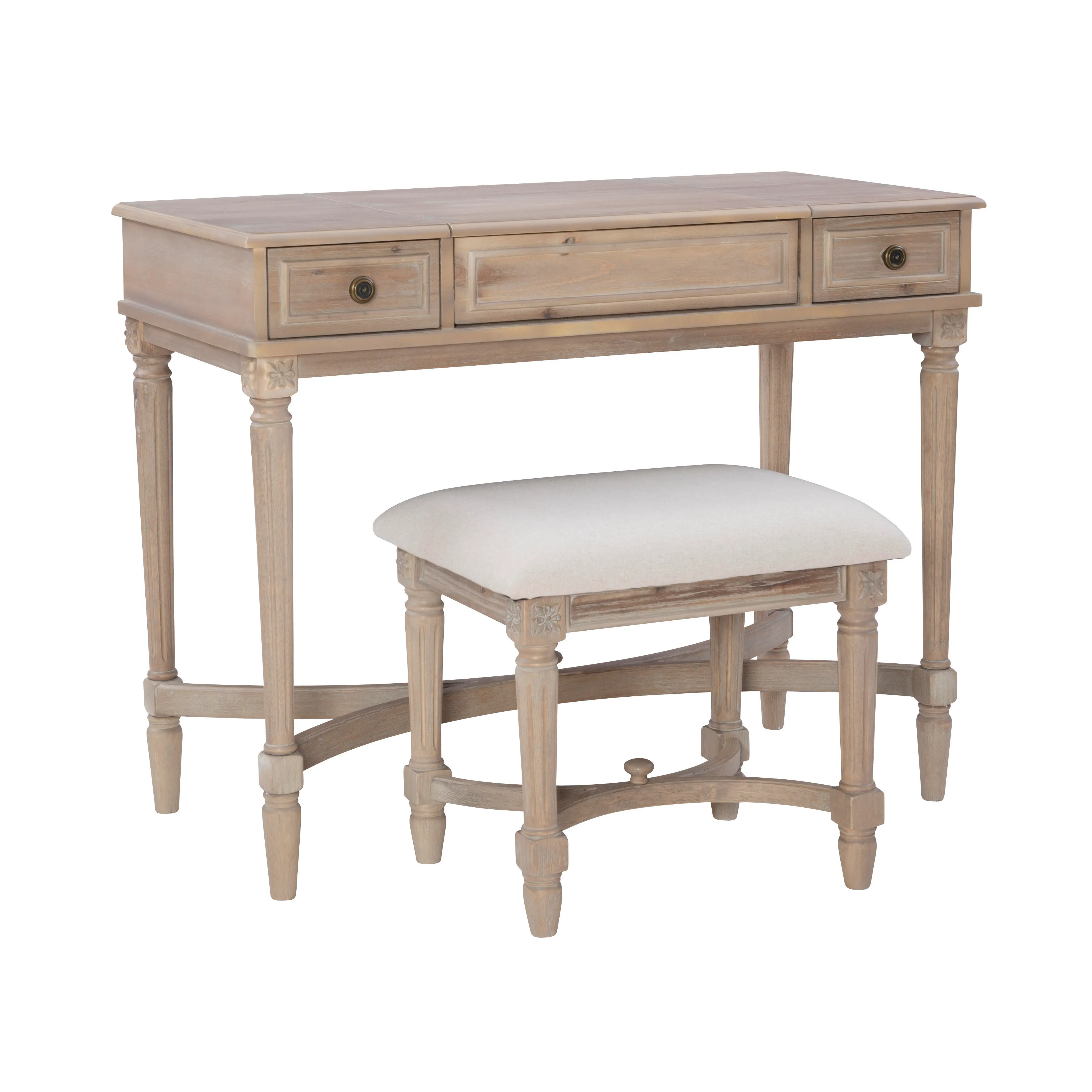 Linon Burke Gray Wash Vanity | Ashley