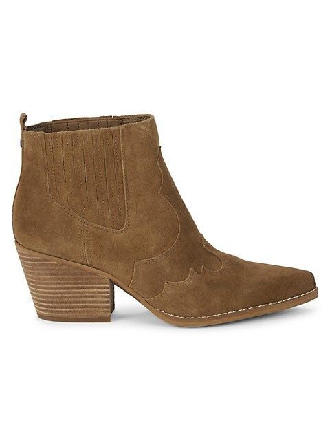 Winona Suede Western Booties | Saks Fifth Avenue OFF 5TH (Pmt risk)