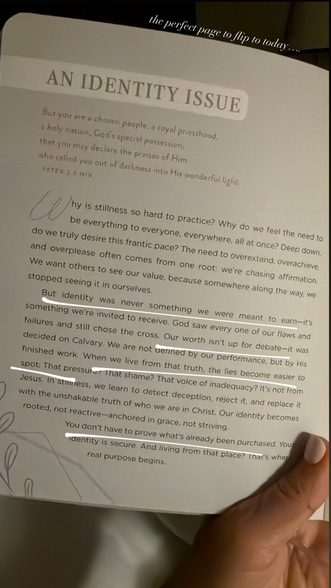 the perfect page to flip to today….
