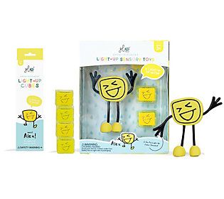 Glo Pals Water Activated Character w/6 Colorful Cubes | QVC