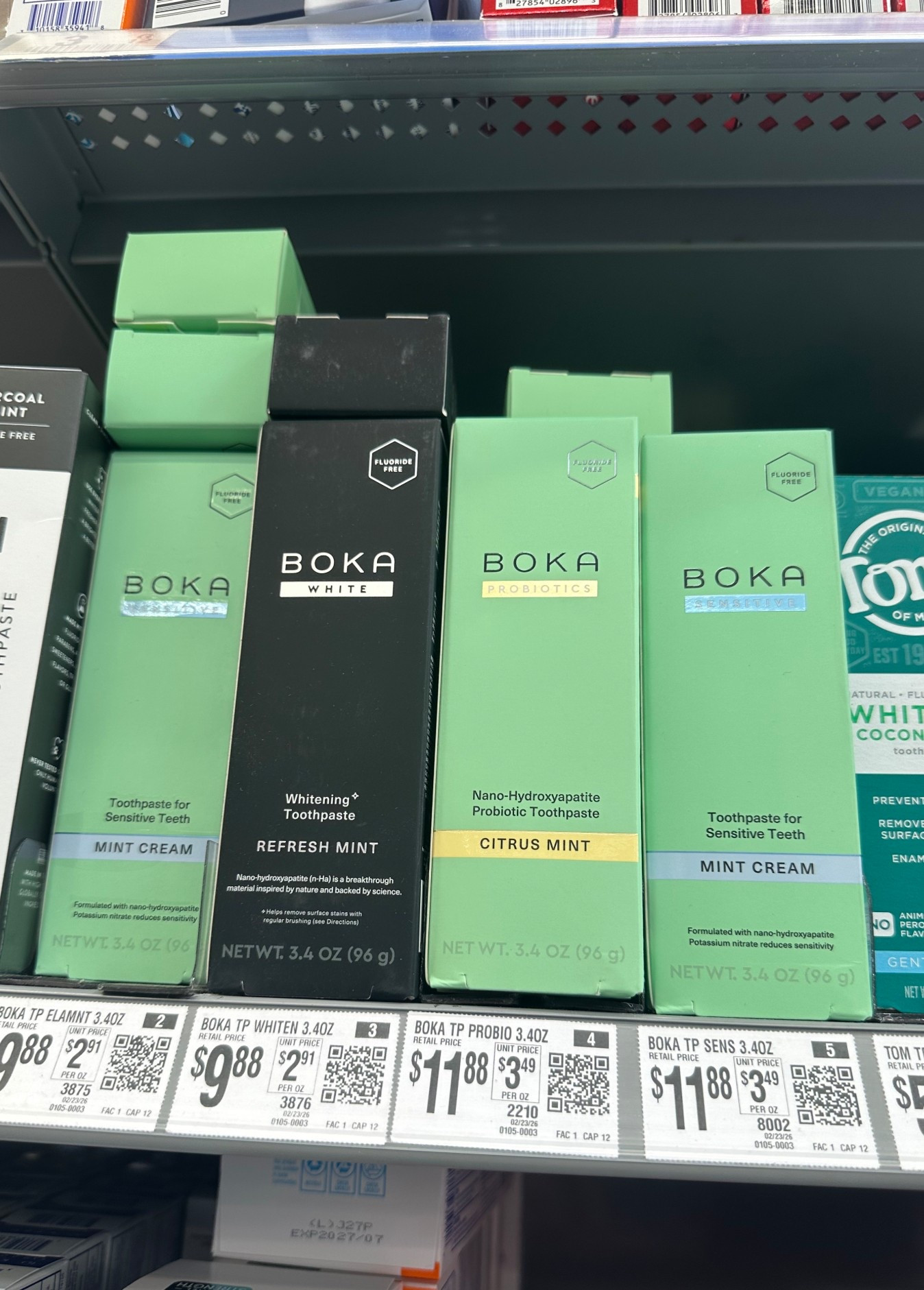 Boka nontoxic toothpaste 