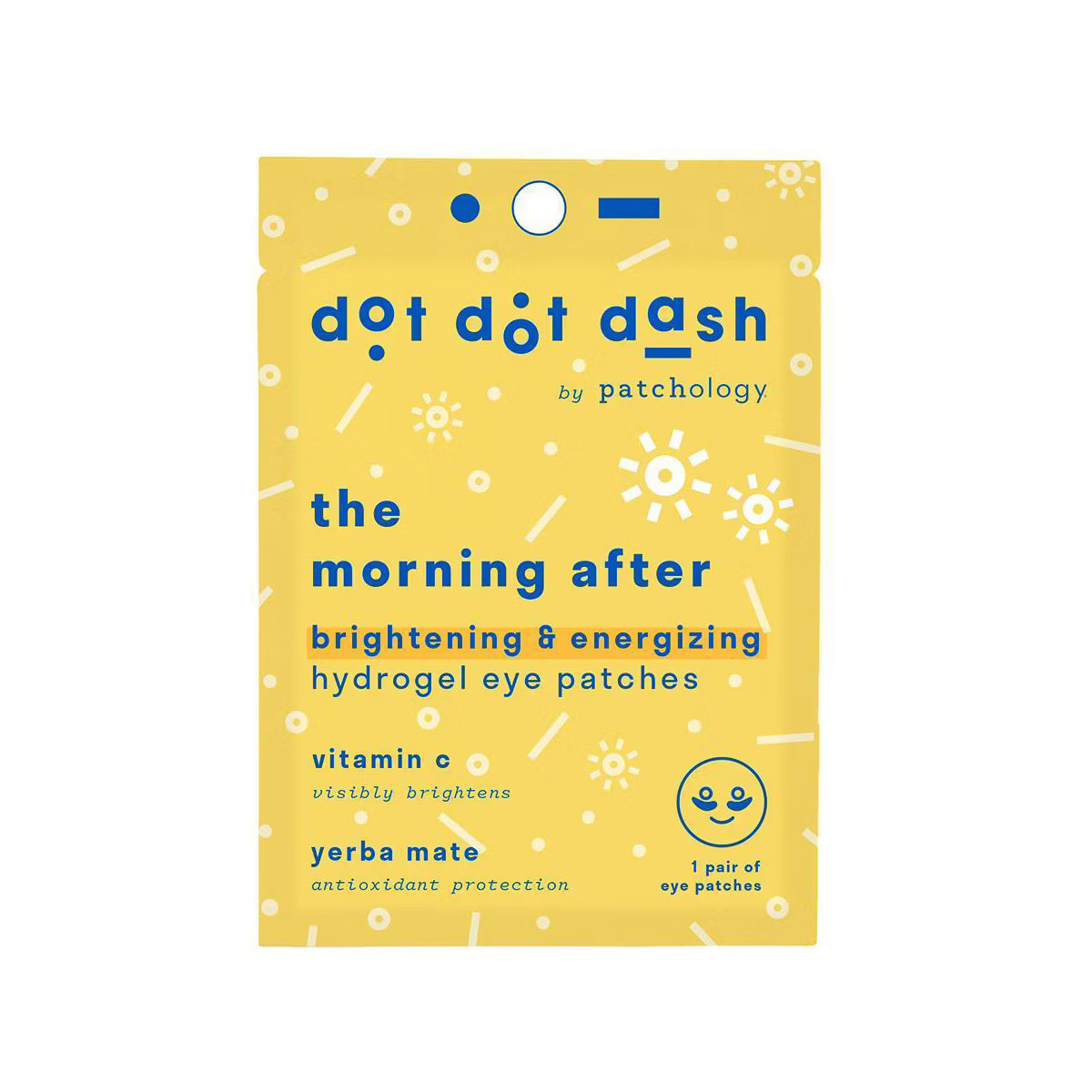 Dot Dot Dash The Morning After Brightening & Energizing Hydrogel Eye Patches - 0.45oz | Target