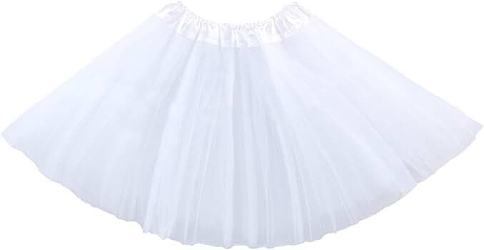 Girl Tutu Skirt, 3 Layers Tulle Tutus for Little Girls, Fluffy Ballet Dress Up for Toddler Kids C... | Amazon (US)