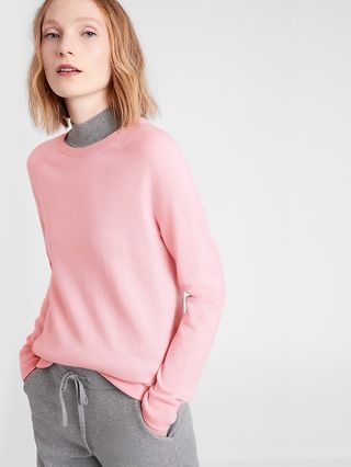 Seamless Merino Crew-Neck Sweater in Responsible Wool | Banana Republic (US)