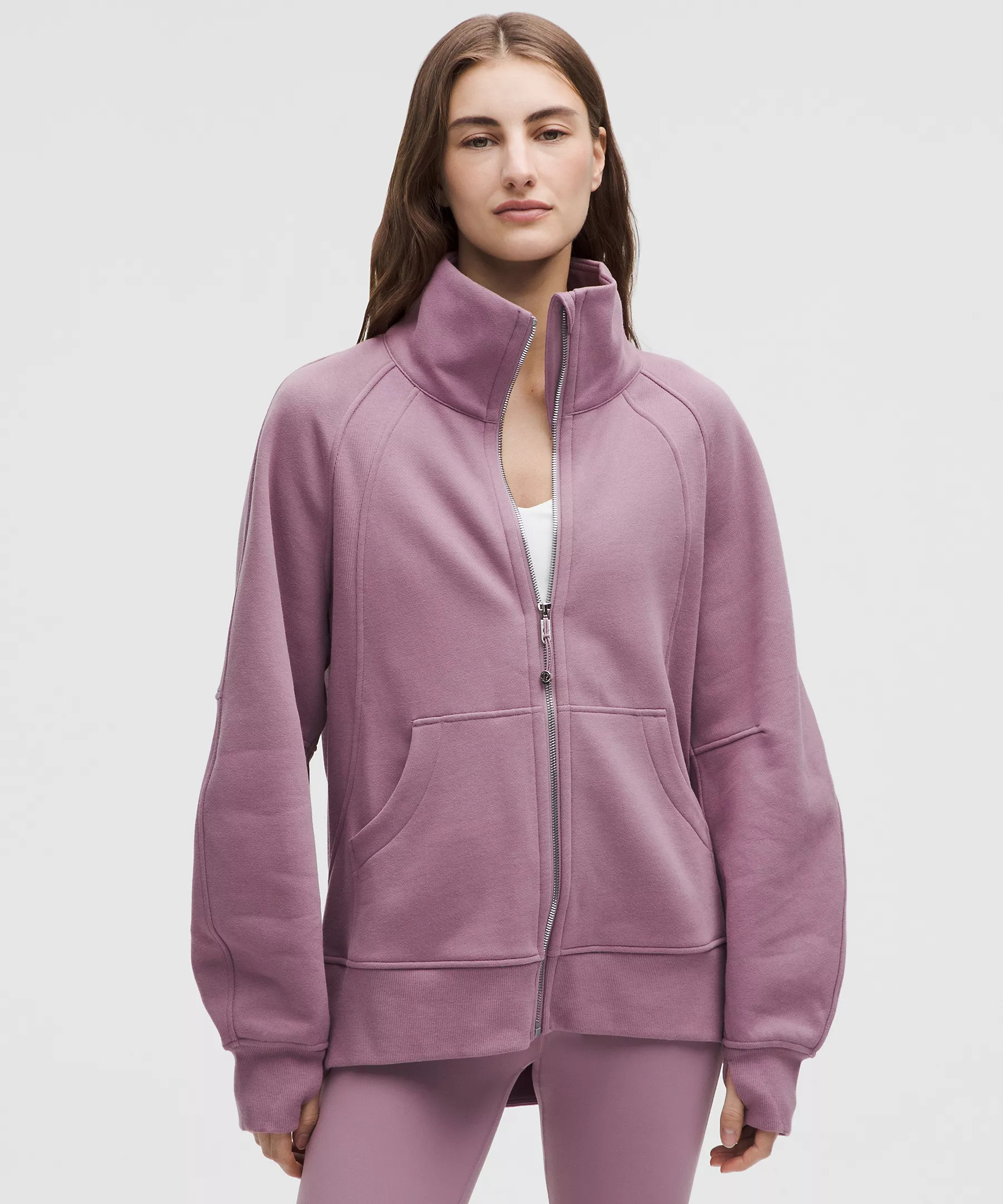 Scuba Oversized Funnel-Neck Full Zip | Women's Hoodies & Sweatshirts | lululemon | Lululemon (US)