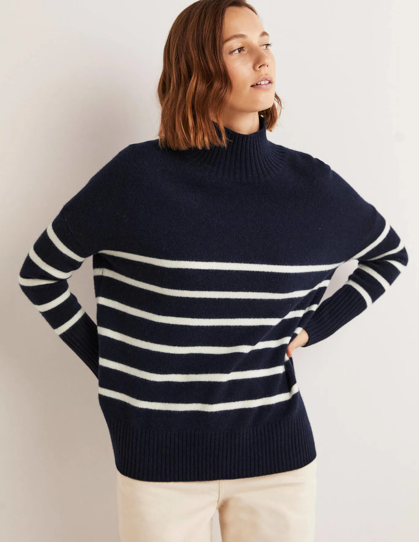 Oversized High Neck Jumper | Boden (UK & IE)