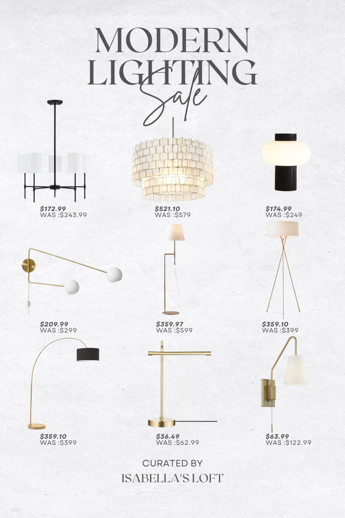 Modern Lighting Sale

Media Console, Living Home Furniture, Bedroom Furniture, stand, cane bed, cane furniture, floor mirror, arched mirror, cabinet, home decor, modern decor, mid century modern, kitchen pendant lighting, unique lighting, Console Table, Restoration Hardware Inspired, ceiling lighting, black light, brass decor, black furniture, modern glam, entryway, living room, kitchen, bar stools, throw pillows, wall decor, accent chair, dining room, home decor, rug, coffee table

#LTKFind #LTKsalealert #LTKhome