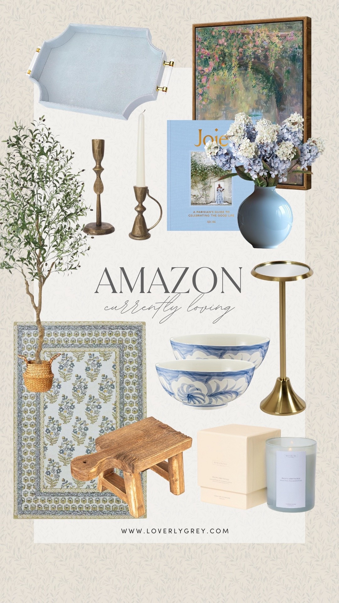 Amazon finds I am currently loving! The patterned rug, wall art, and blue tray are perfect for updating your home decor. These will be great pieces to add to your space for the spring season! 

#LTKHome #LTKSeasonal