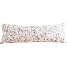 ECOCOTT 100% Washed Cotton Pillowcase for Hair and Skin Linen Feel Soft Comfortable Breathable 1 ... | Amazon (US)