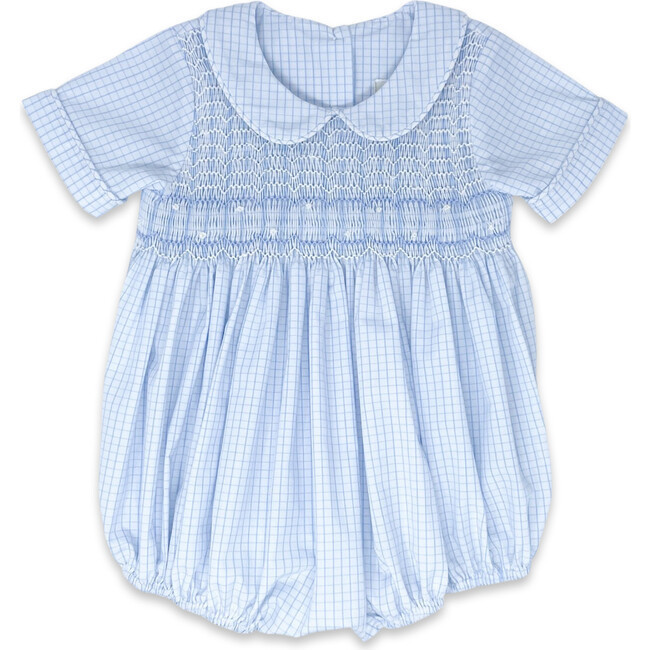 Matt Windowpane Bubble, Woodford Blue | Maisonette