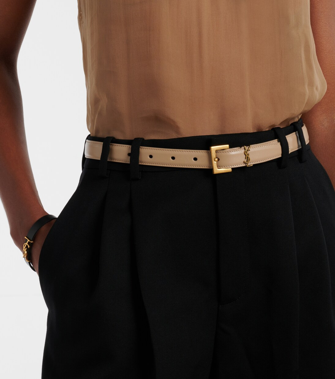 Cassandre slim leather belt | Mytheresa (US/CA)