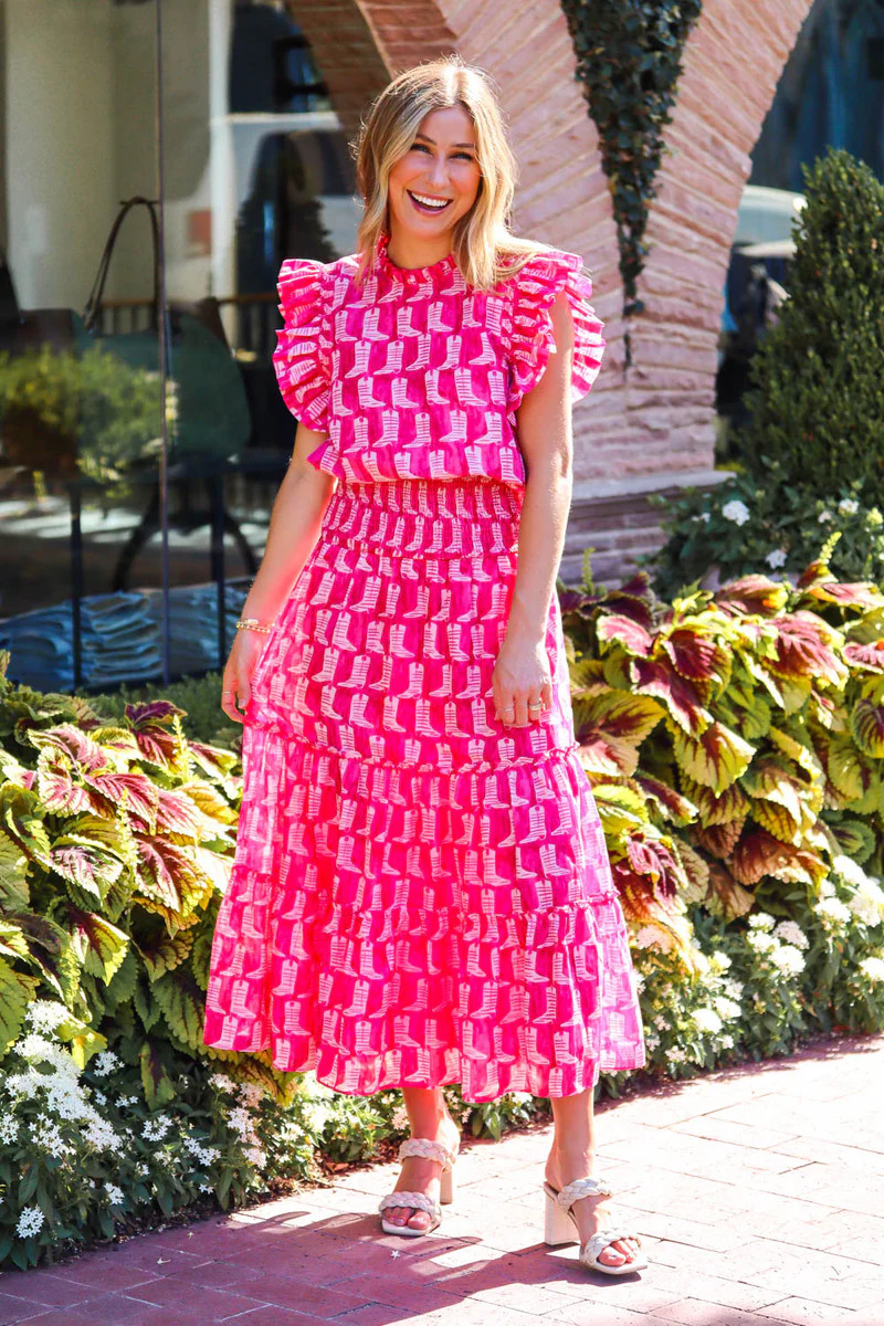 The Dolly Midi Skirt Dress | J.Marie