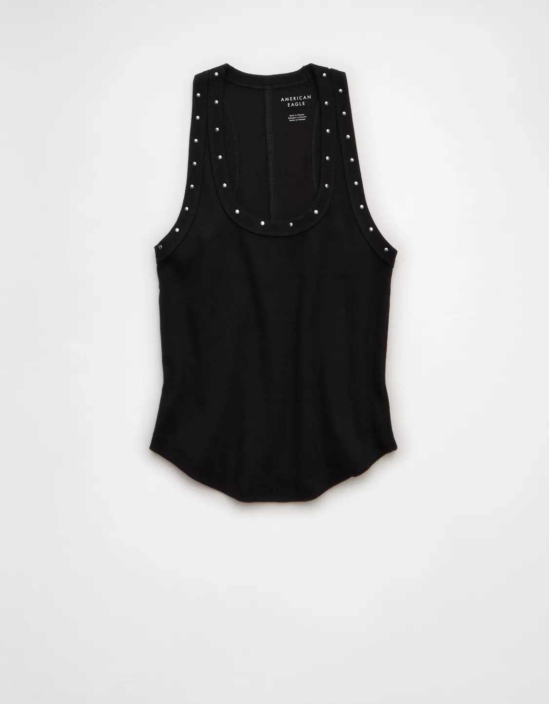 AE Studded Scoop Neck Tank Top | American Eagle Outfitters (US & CA)
