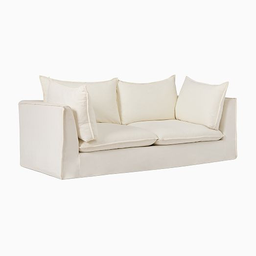 Bleecker Down-Filled Slipcover Sofa (66"–96") | West Elm (US)