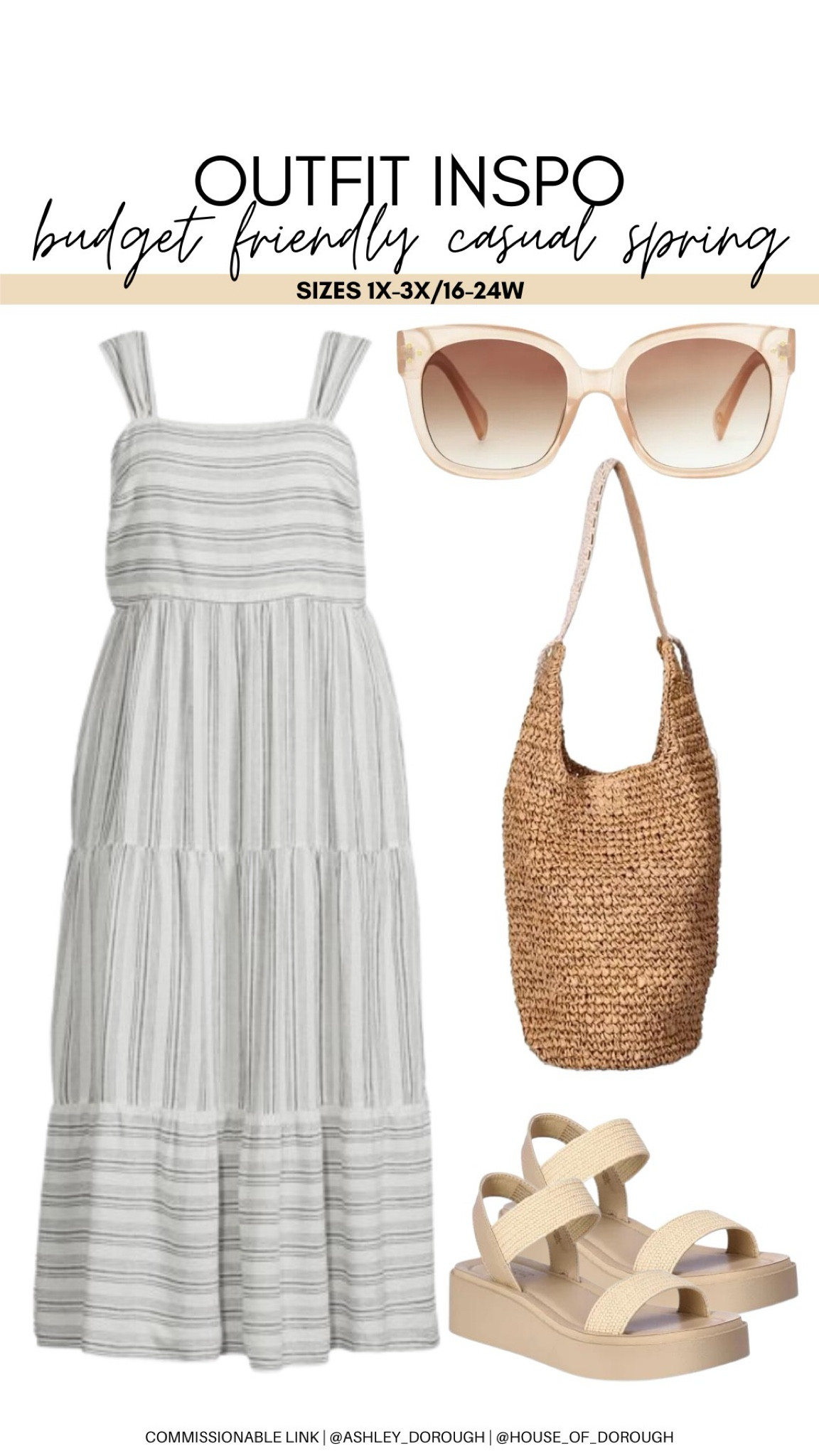 Outfit Inspo: Budget Friendly Casual Spring Look

#LTKSeasonal #LTKfindsunder50 #LTKplussize