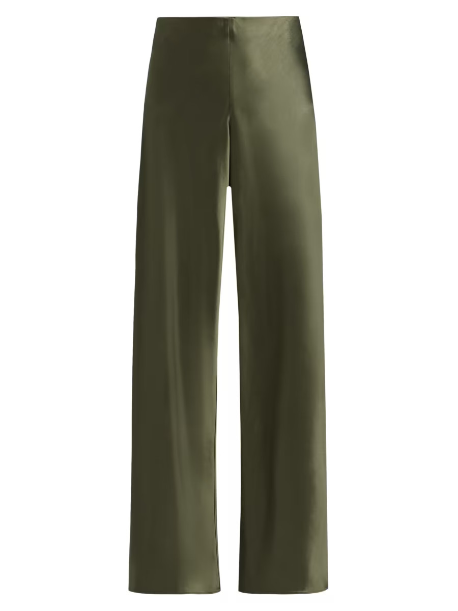 Bristol Satin Pull-On Pants | Saks Fifth Avenue