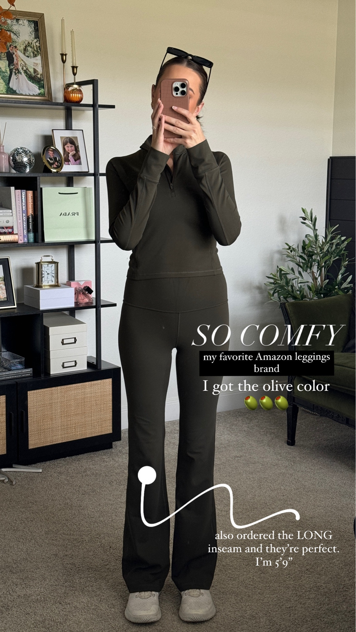 Two piece yoga/workout set in olive green! Love this Amazon brand! 

#LTKFitness #LTKStyleTip #LTKFindsUnder100