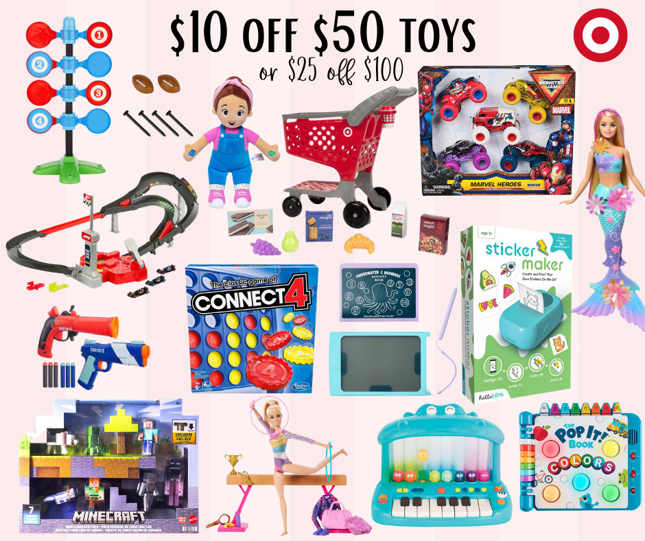 Target's toy coupons are live! Good gift ideas, and some are on sale AND can be used with the coupon. 

#christmasgifts #giftsforkids #kidsgiftguide #toygifts #toysforkids #toysfortoddlers #giftsfortoddlers #transformers #minecraft #learningtoys #targetsale  

 #LTKSaleAlert #LTKFindsUnder50 #LTKKids