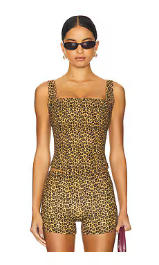 Miaou Luna Top in Leopard from Revolve.com | Revolve Clothing (Global)