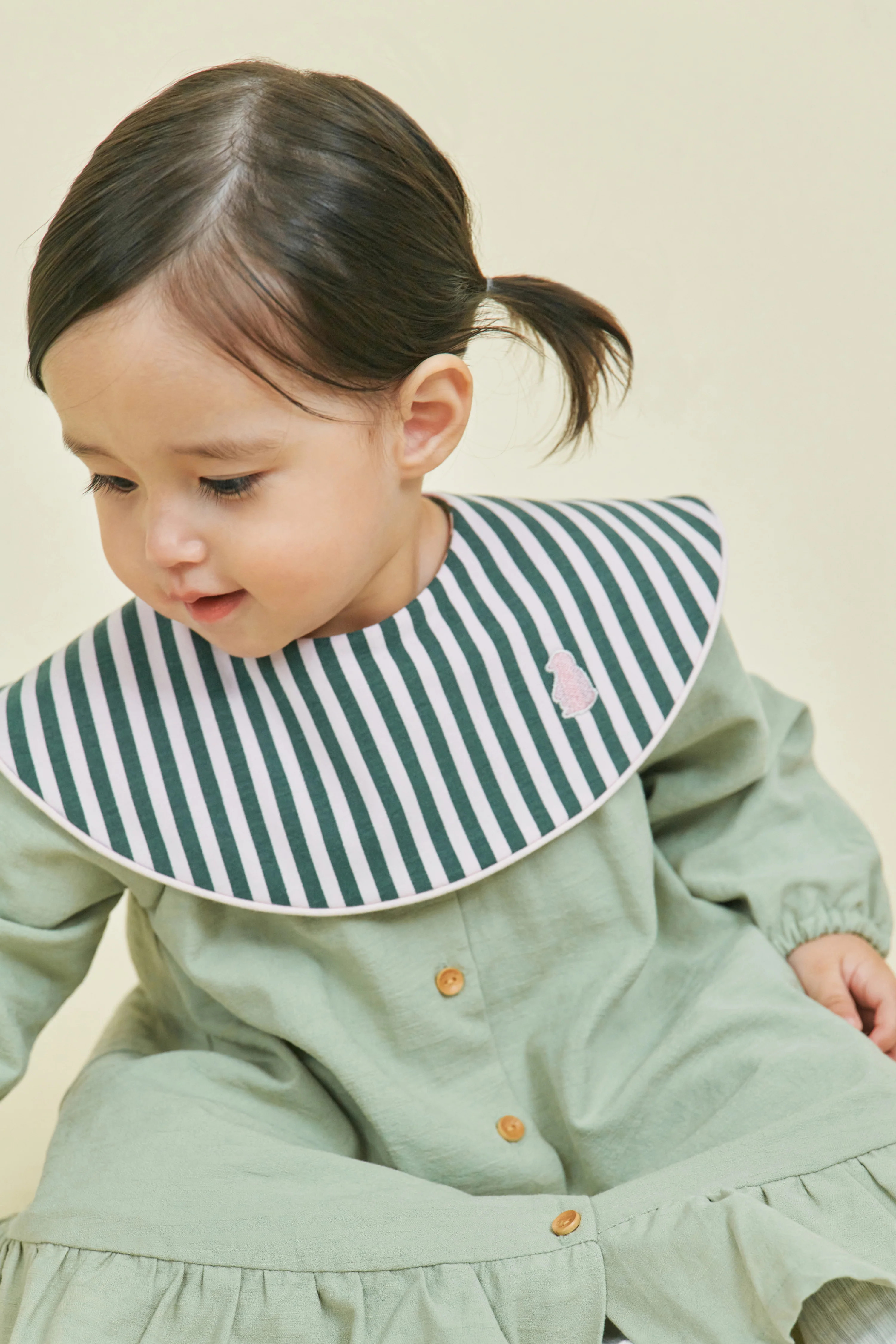 Konny Bib Piped Edge (0-2Y) | Konny Baby