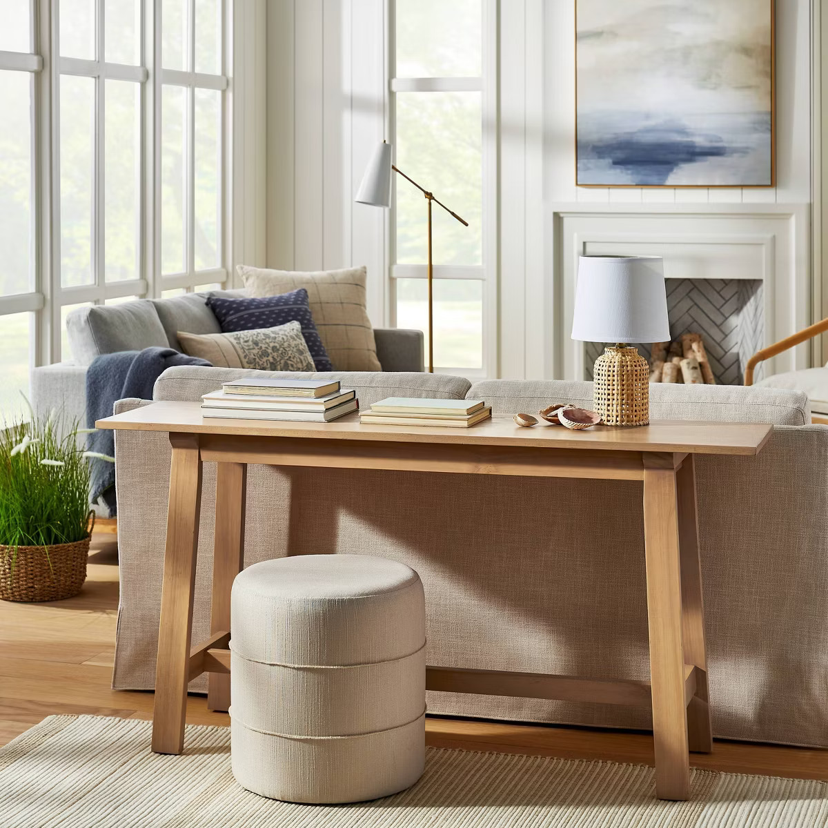 Catalina Round Ottoman - Threshold™ designed with Studio McGee | Target