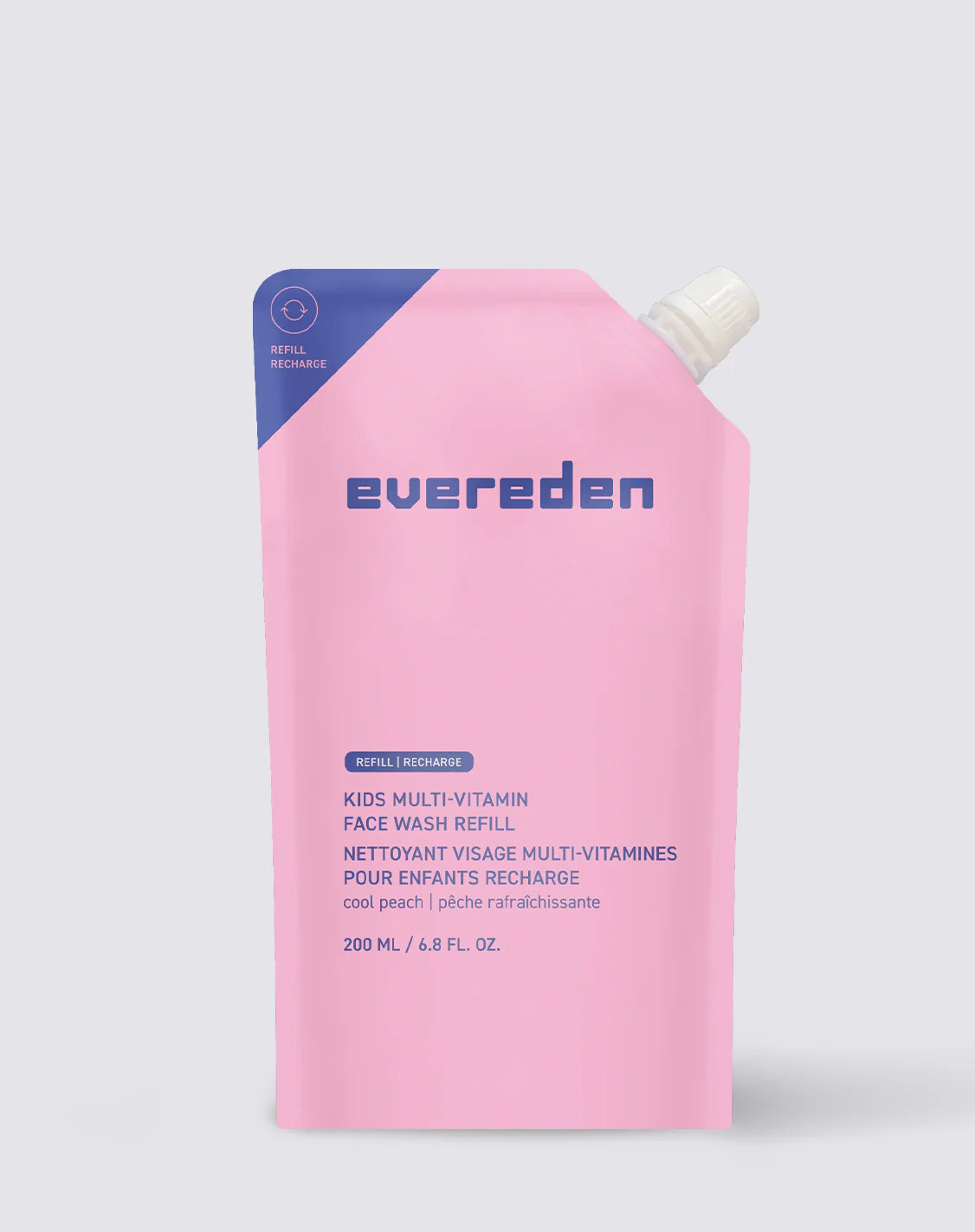 Kids Multi-Vitamin Face Wash - Cool Peach Refill | Evereden