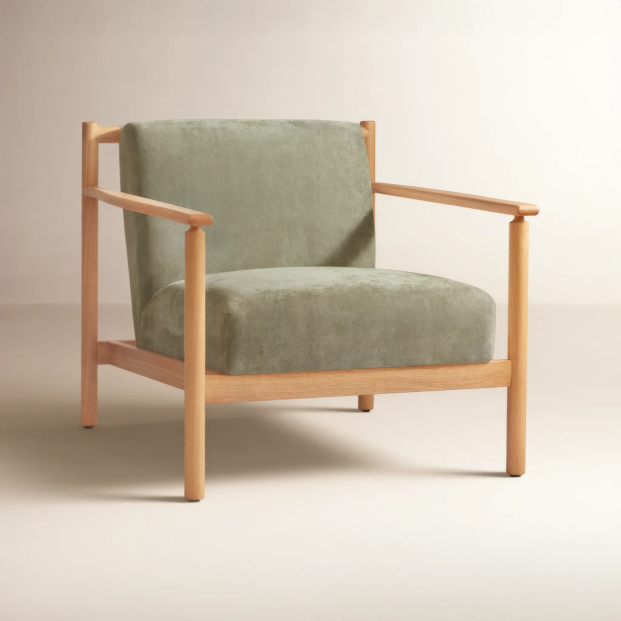 Anastasia Josephine Solid Wood Upholstered Armchair | Wayfair North America