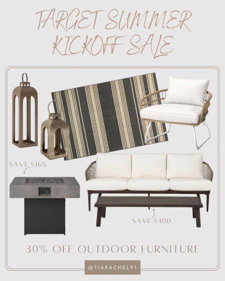 30% off outdoor furniture & accessories at Target 

#LTKSeasonal #LTKsalealert #LTKhome