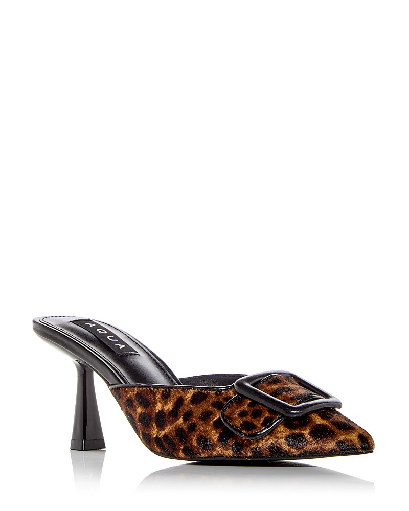 Aqua Women's Bari Buckled Calf Hair Pumps - Exclusive | Bloomingdale's (US)