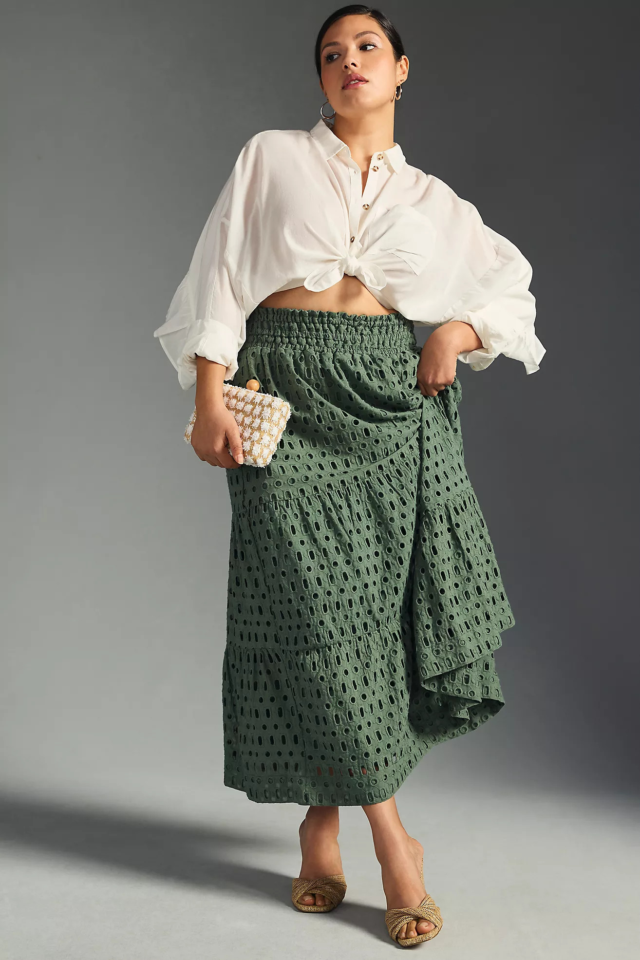 The Somerset Maxi Skirt: Eyelet Edition | Anthropologie (US)