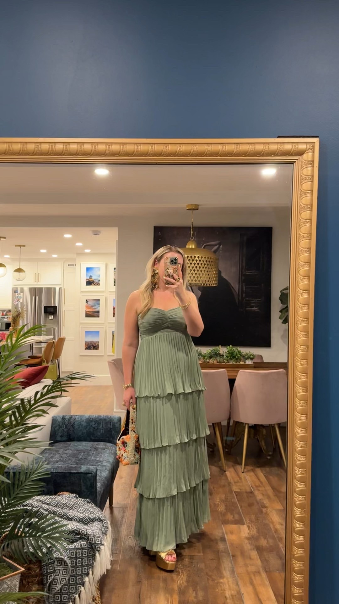 Wedding guest dress, spring wedding guest, Sage bridesmaid dress, wearing a large - true to size. Under $100

#LTKMidsize #LTKFindsUnder100 #LTKWedding