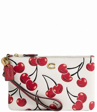 Cherry Print Small Wristlet | Dillard's