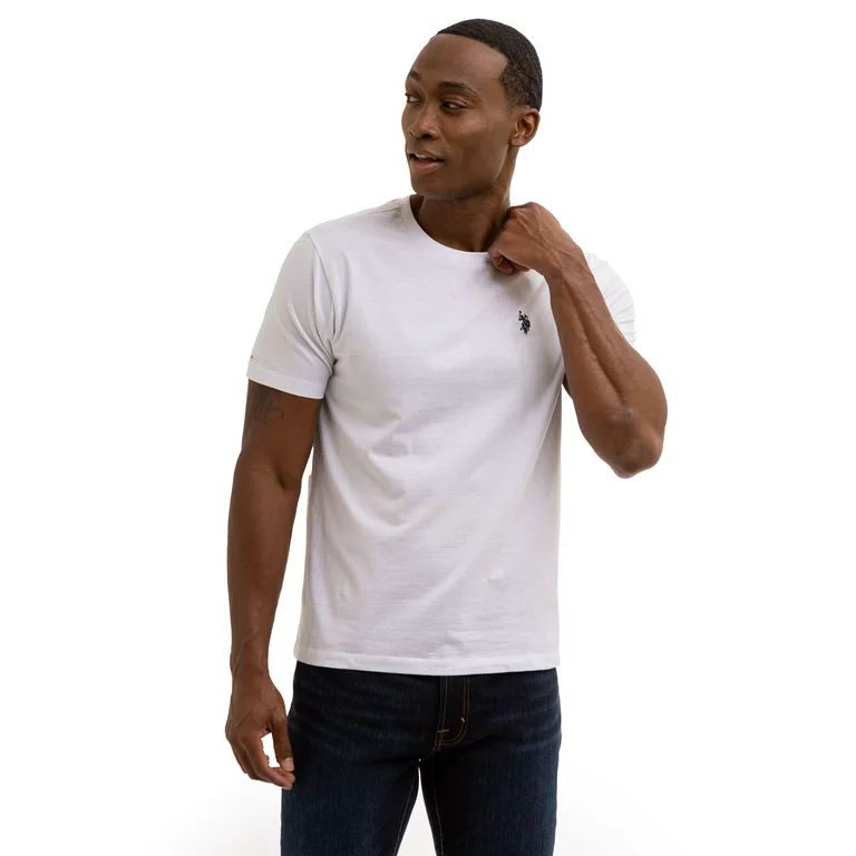 U.S. Polo Assn. Men's Short Sleeve Crew T-Shirt - Walmart.com | Walmart (US)