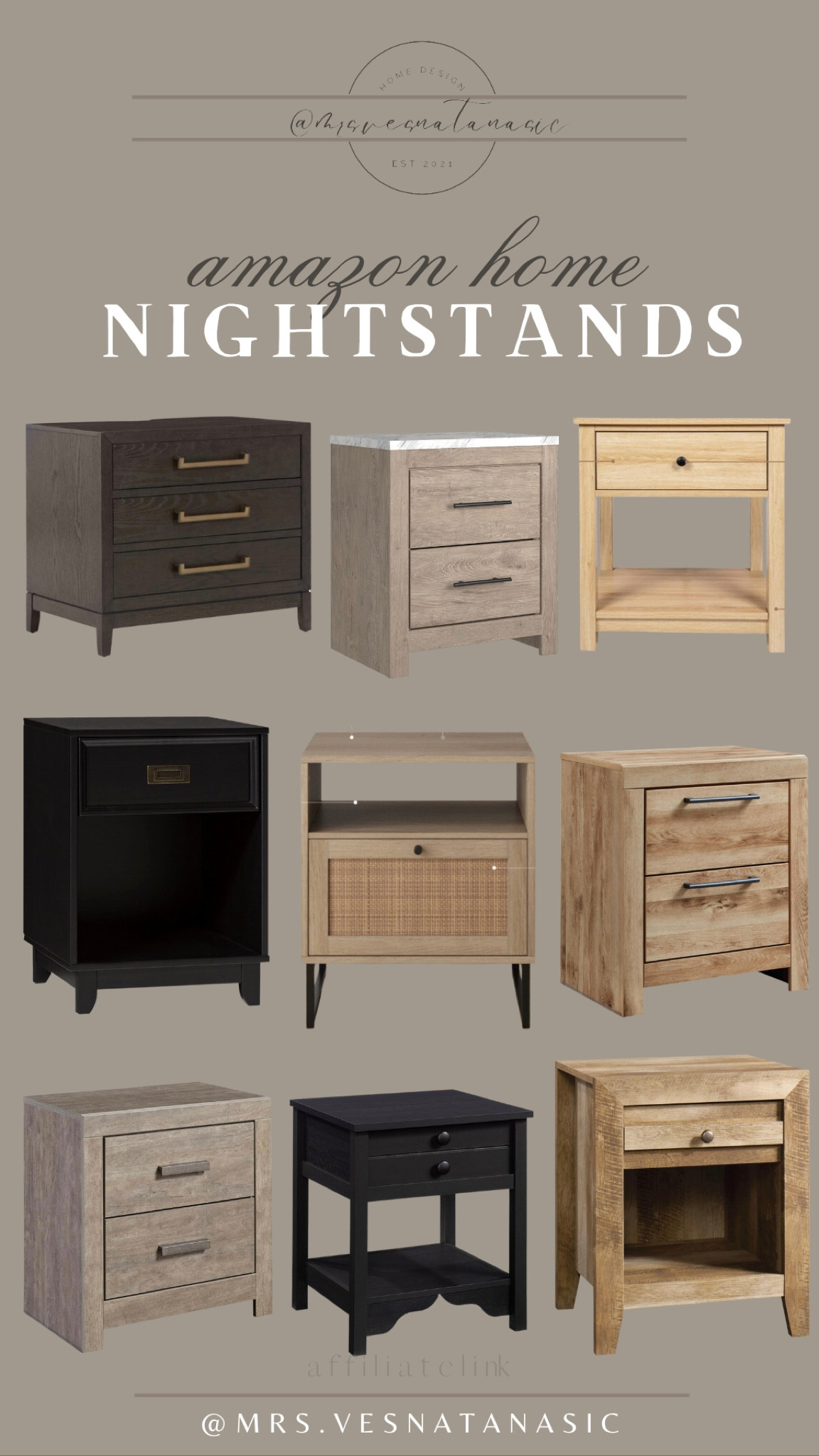 Affordable nightstands from Amazon! 

Nightstand, bedroom, Amazon, Amazon home, furniture, 

#LTKhome #LTKsalealert #LTKstyletip