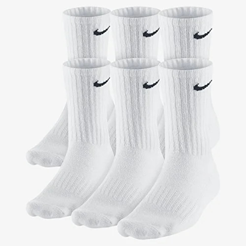 Nike 6-pk. Performance Cotton Crew Socks Size 8-12 | Walmart (US)