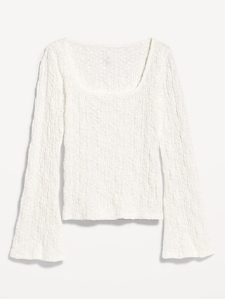 Textured Scoop-Neck Top | Old Navy (US)