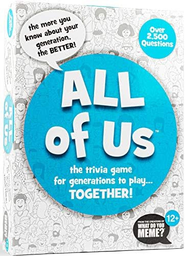 All of Us - The Family Trivia Game for All Generations - Gen Z, Gen Y, Gen X & Baby Boomers - by ... | Amazon (US)