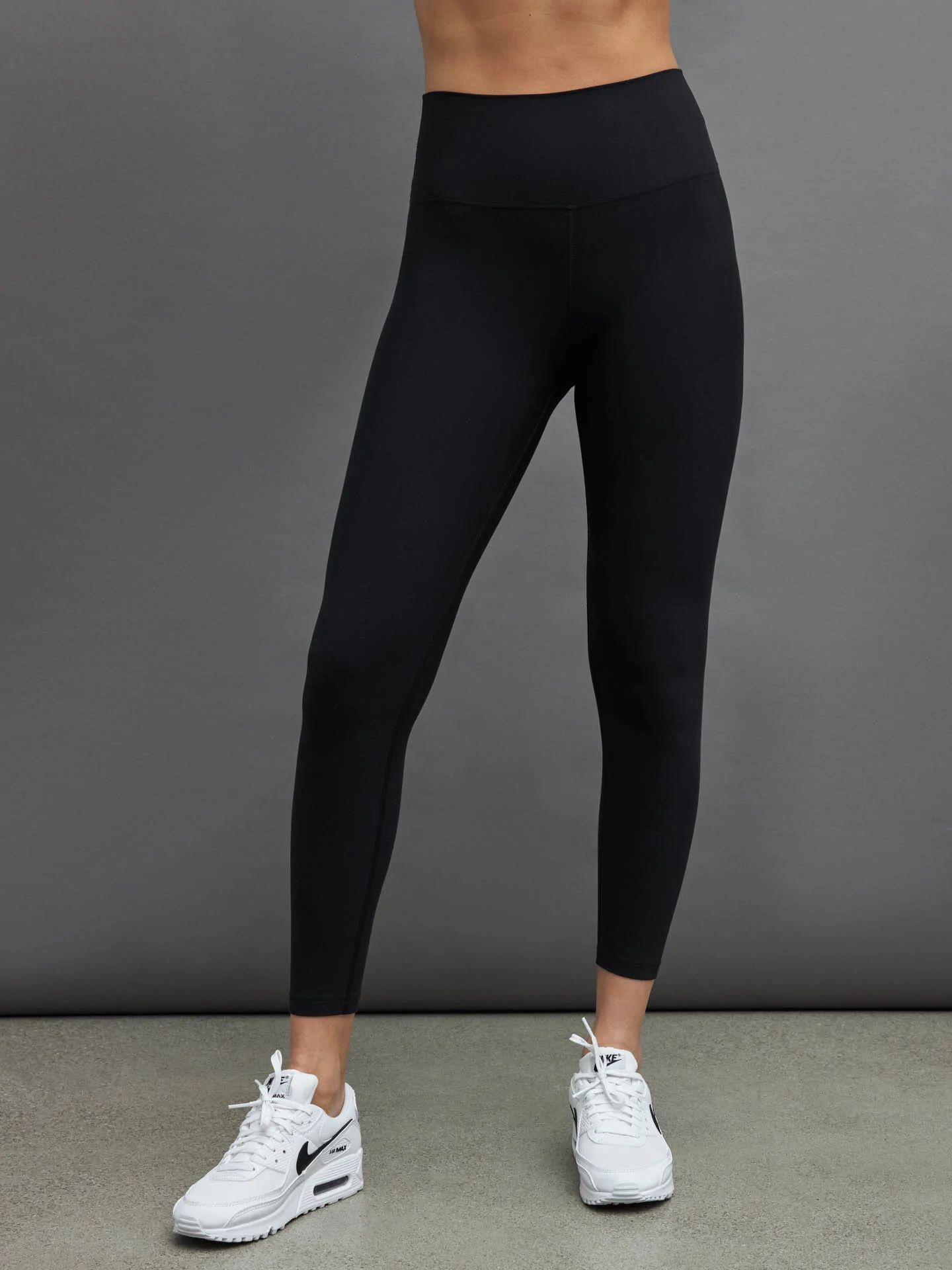 High Rise Full-Length Legging in Melt - Black | Carbon38