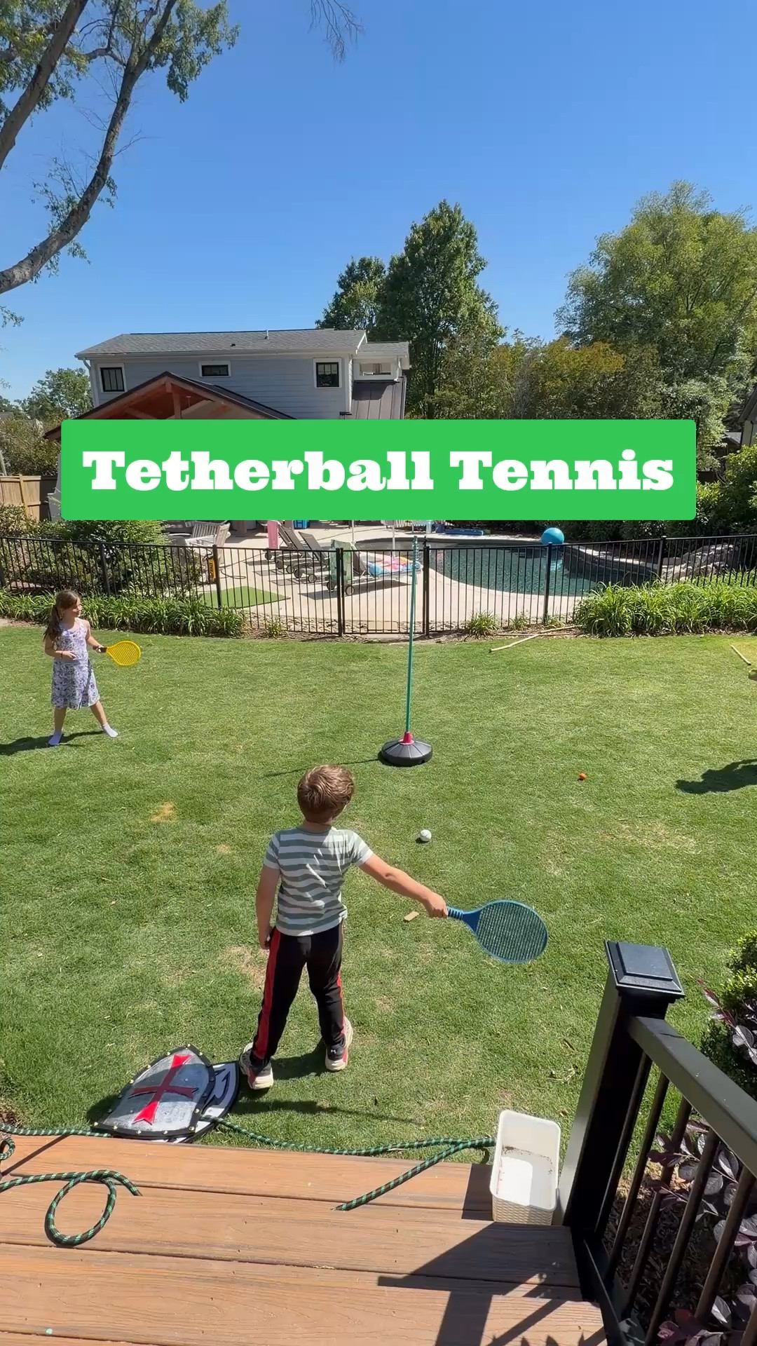 Tetherball Tennis is a fun outdoor activity that keeps the kids entertained, active, and playing well together for hours.

#LTKdayinmylife #LTKmomlife #LTKKids