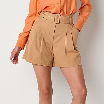 Worthington Womens Mid Rise Pull-On Short | JCPenney