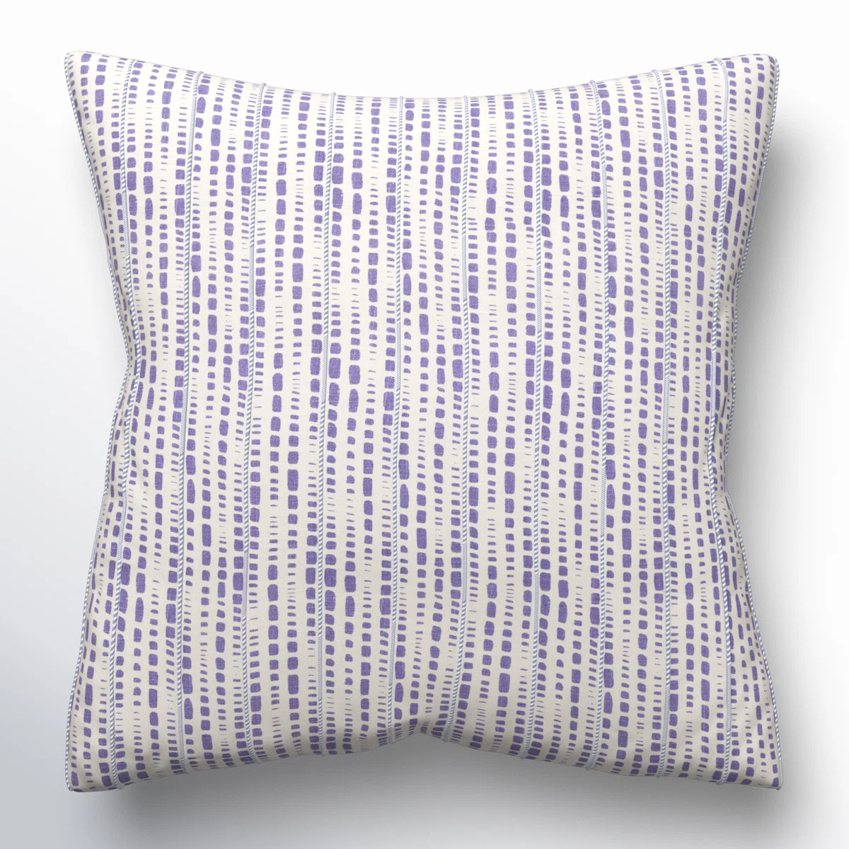 Fleurine Embroidered Cotton Throw Pillow | Birch Lane