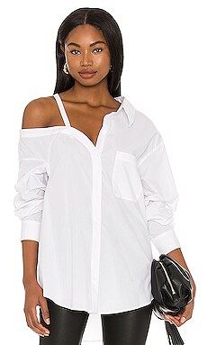 L'Academie Off Shoulder Blouse in White from Revolve.com | Revolve Clothing (Global)