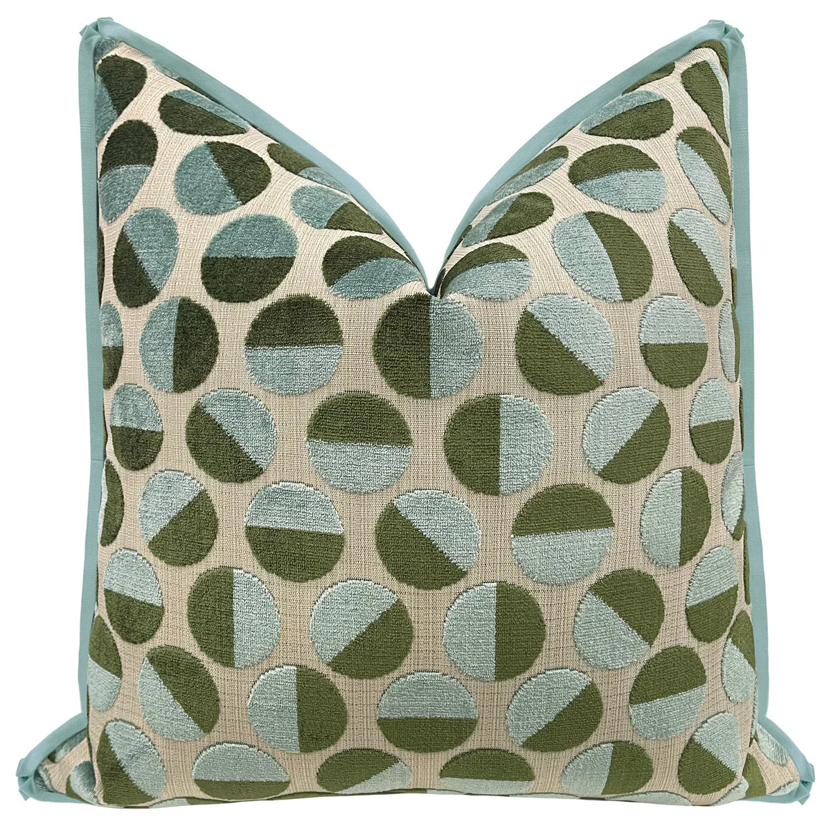 BROOKLYN CUT VELVET // SPA BLUE | LDC | LITTLE DESIGN COMPANY