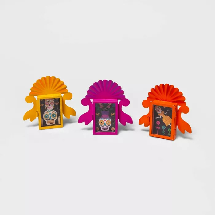 Día de Muertos 3pk Framed Shadow Box - Designed with Luis Fitch | Target