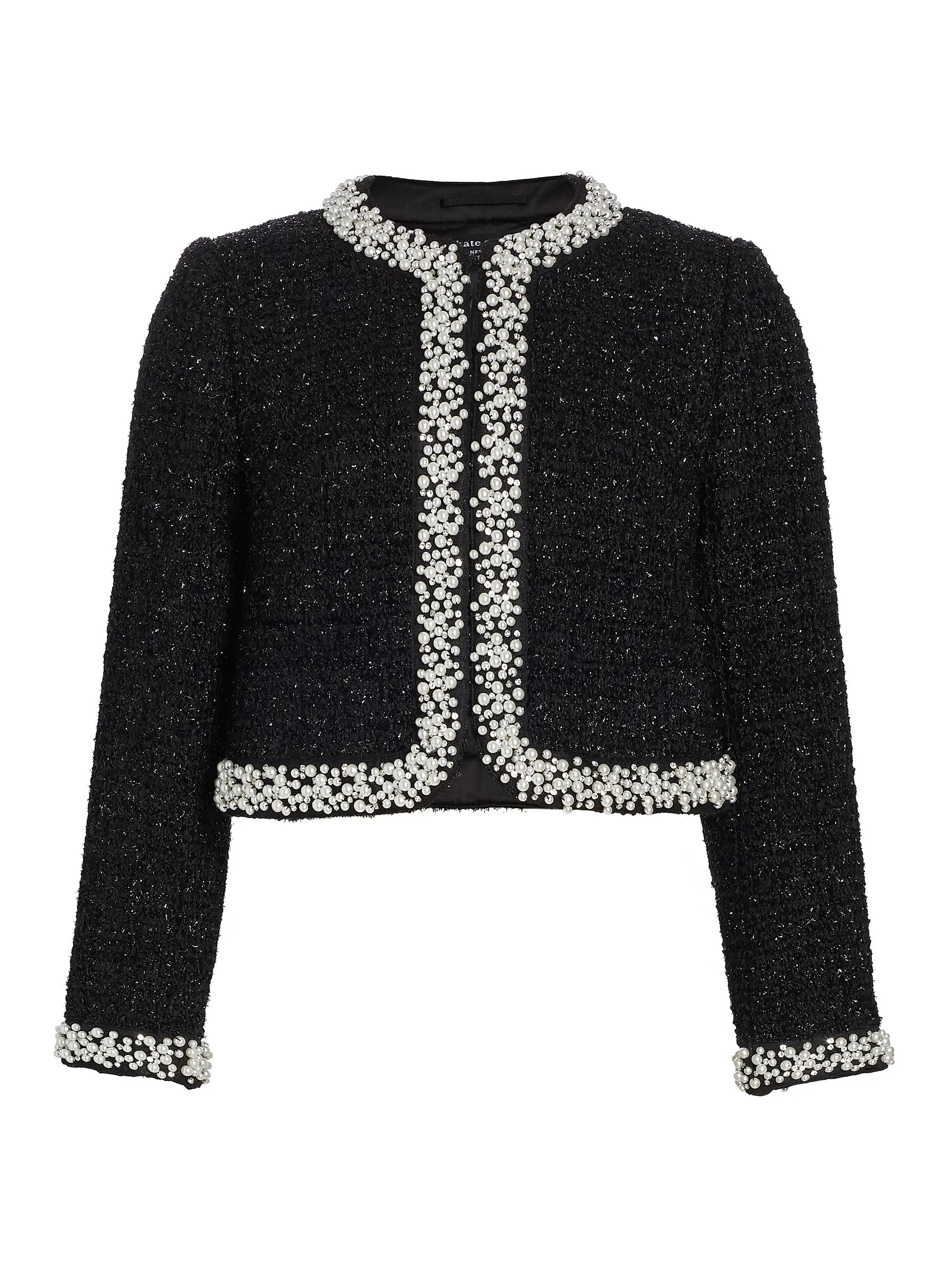 Mainline Embellished Tweed Crop Jacket | Saks Fifth Avenue