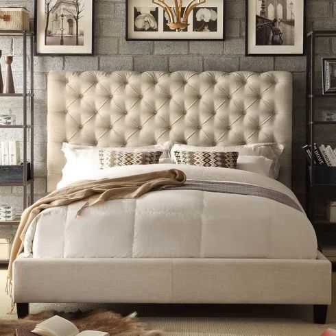 Calia Queen Upholstered Panel Bed | Wayfair North America